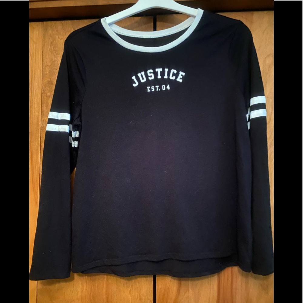 EUC. Justice Long Sleeve Tee. Size 18 Plus